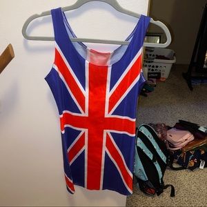 GINGER SPICE LONDON FLAG DRESS